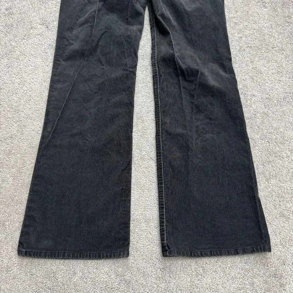 J.Crew Favorite Fit Corduroy Pants Womens 8 Short Charcoal Gray Mid Rise Stretch